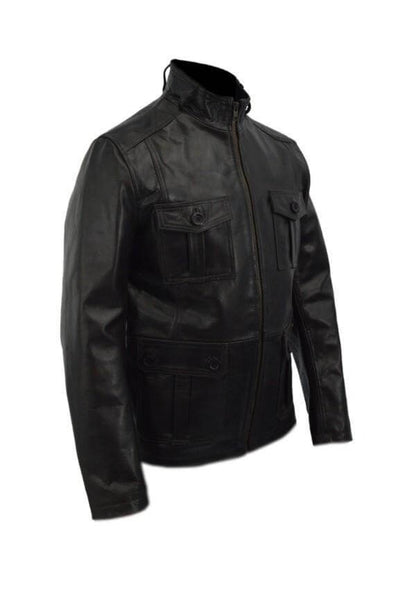 22 Jump Street Movie Ice Cube Black Leather Jacket