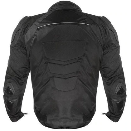 Men’s Roll Out Black Tri-Tex Motorcycle Jacket with X Armor Protection