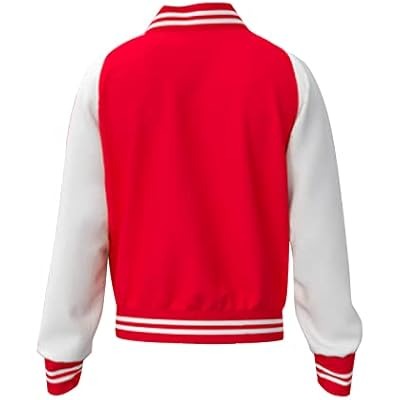 Men's Lightweight Waffle Varsity Letterman Bomber Jacket