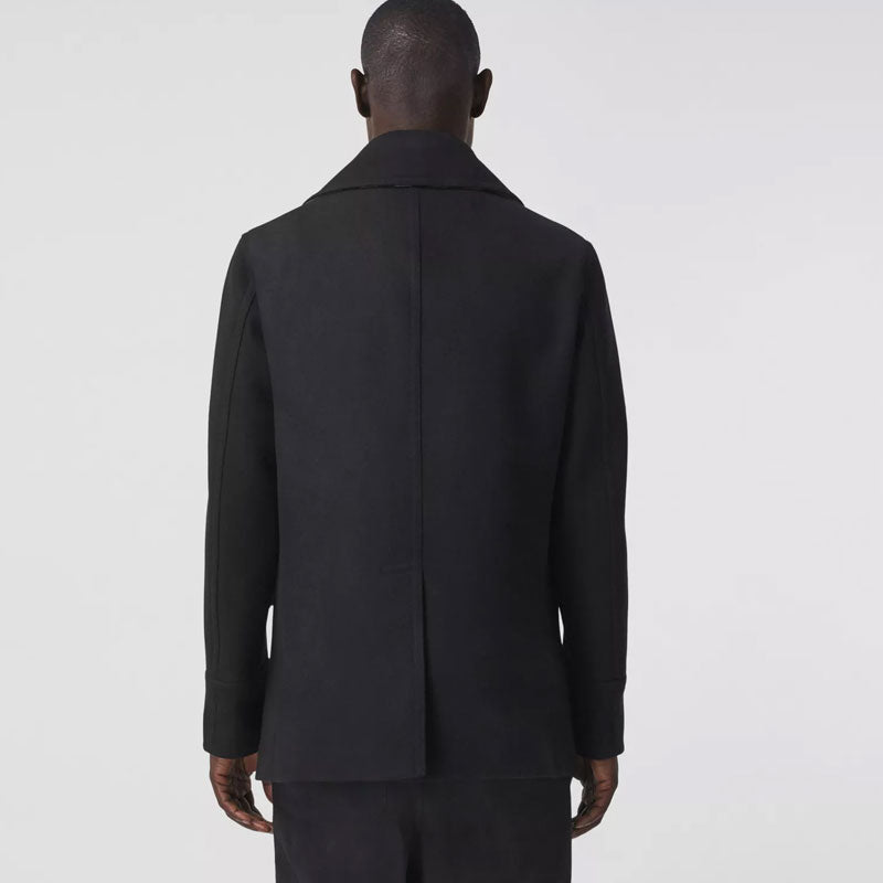 Men’s Black Fleece Peacoat