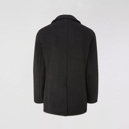 Men’s Wool Black Navy Peacoat