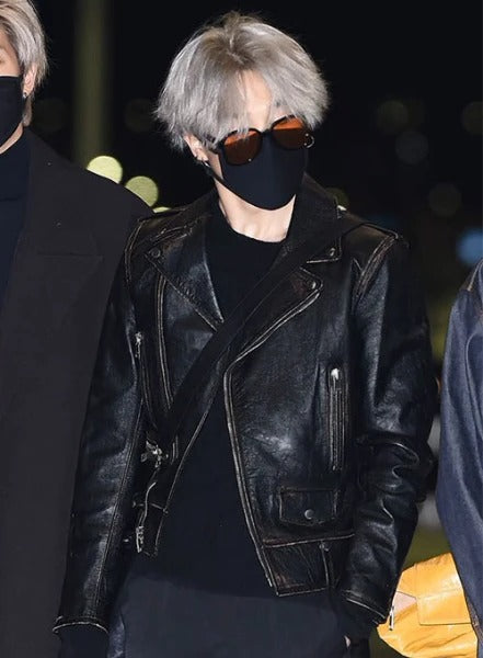 Jimin Leather Jacket: Avanzar Leather