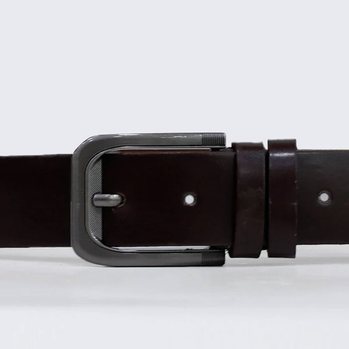 Men's Coffee Handmade Genuine Leather Belt