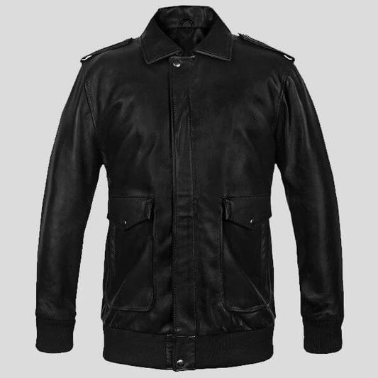 A2 Flight Classic Bomber Leather Jacket