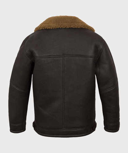 Anderson Black Sheepskin Shearling Leather Jacket