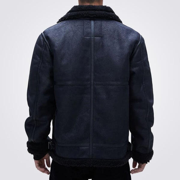 B-3 Faux Shearling Bomber Jacket for Men