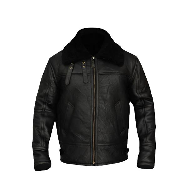 B3 Aviator Bomber Men's Leather Jacket - Classic & Durable