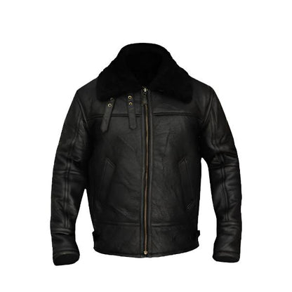 B3 Aviator Bomber Men's Leather Jacket - Classic & Durable