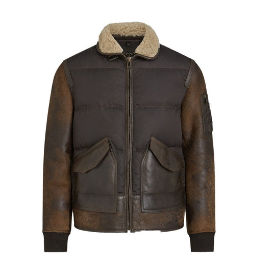 Men’s B3 Vintage Brown Leather Jacket