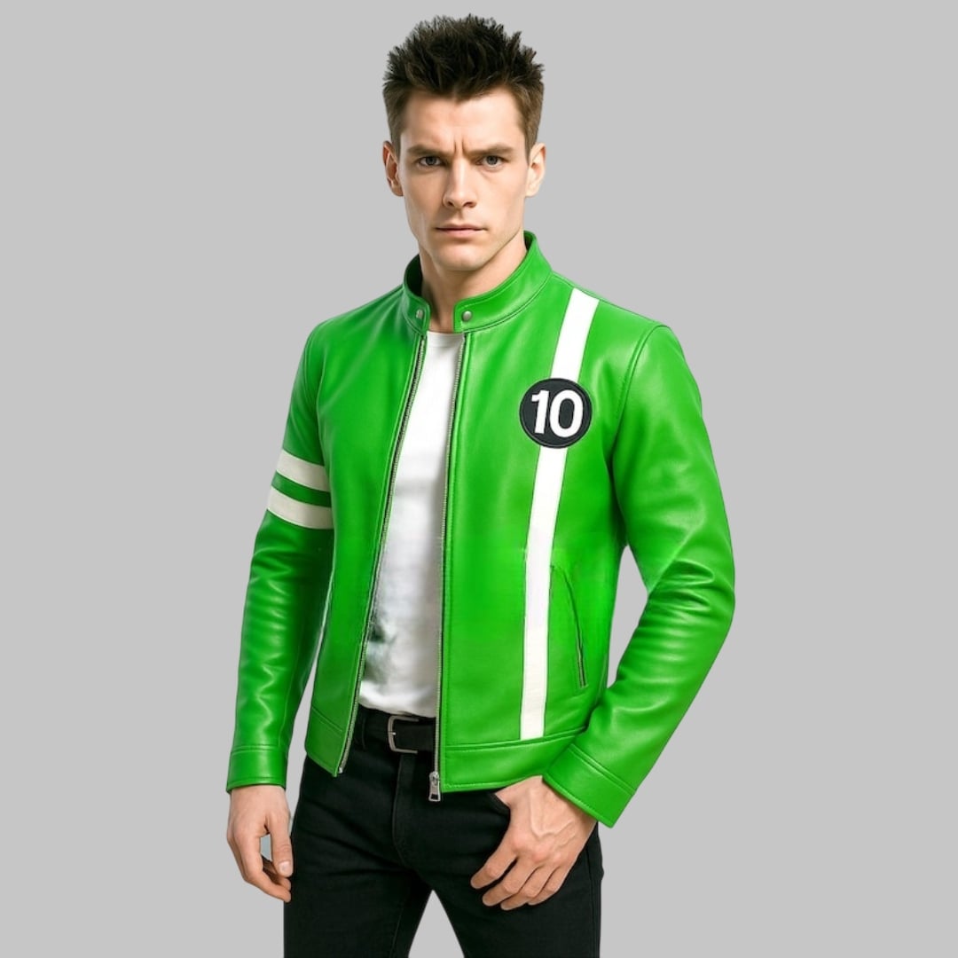 Ben 10 Real Leather Cosplay Jacket