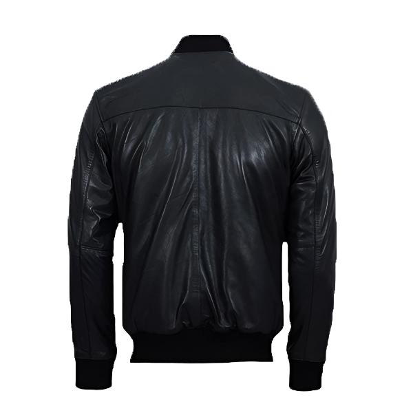 Avanzar Leather Men’s Biker Bomber Jacket