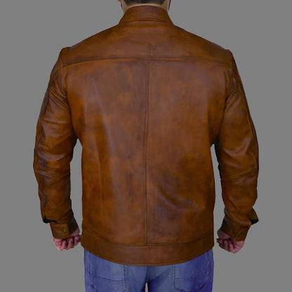 Men’s Distressed Brown Jacket