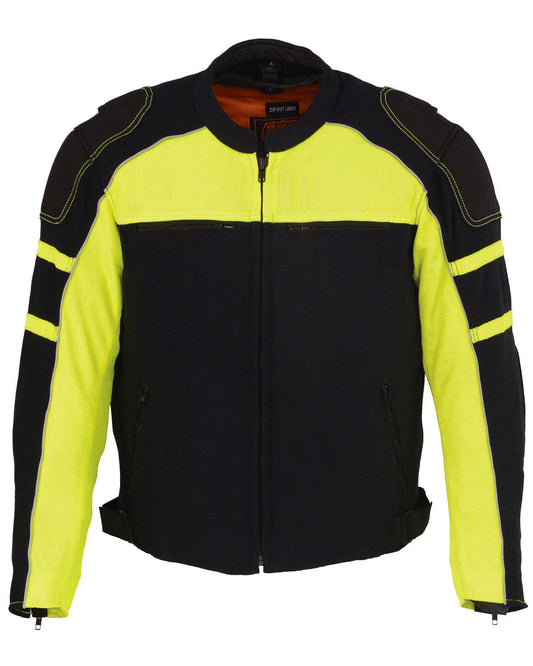 Men’s Mesh Racing Jacket with Removable Rain Jacket