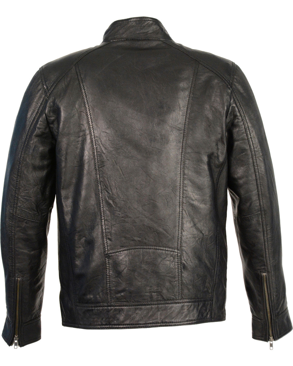 Men’s Sheepskin Moto Leather Riding Jacket