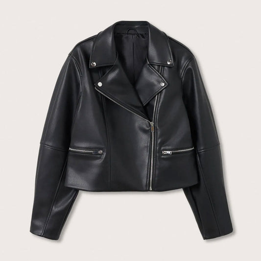 Black Women's Leather Jacket