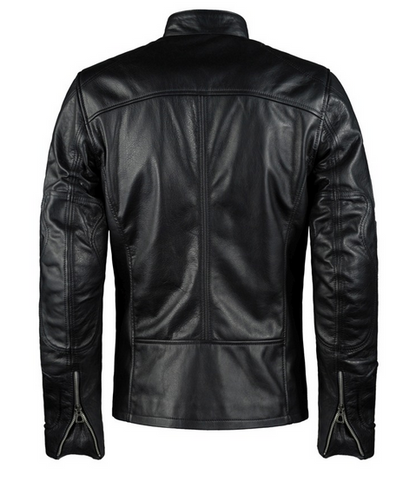 Men’s Black Biker Leather Jacket