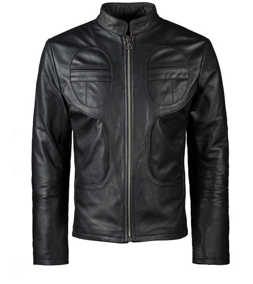 Men’s Black Biker Leather Jacket