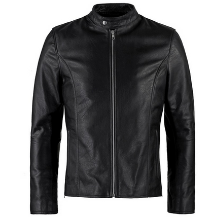 Men’s Classic Biker Leather Jacket