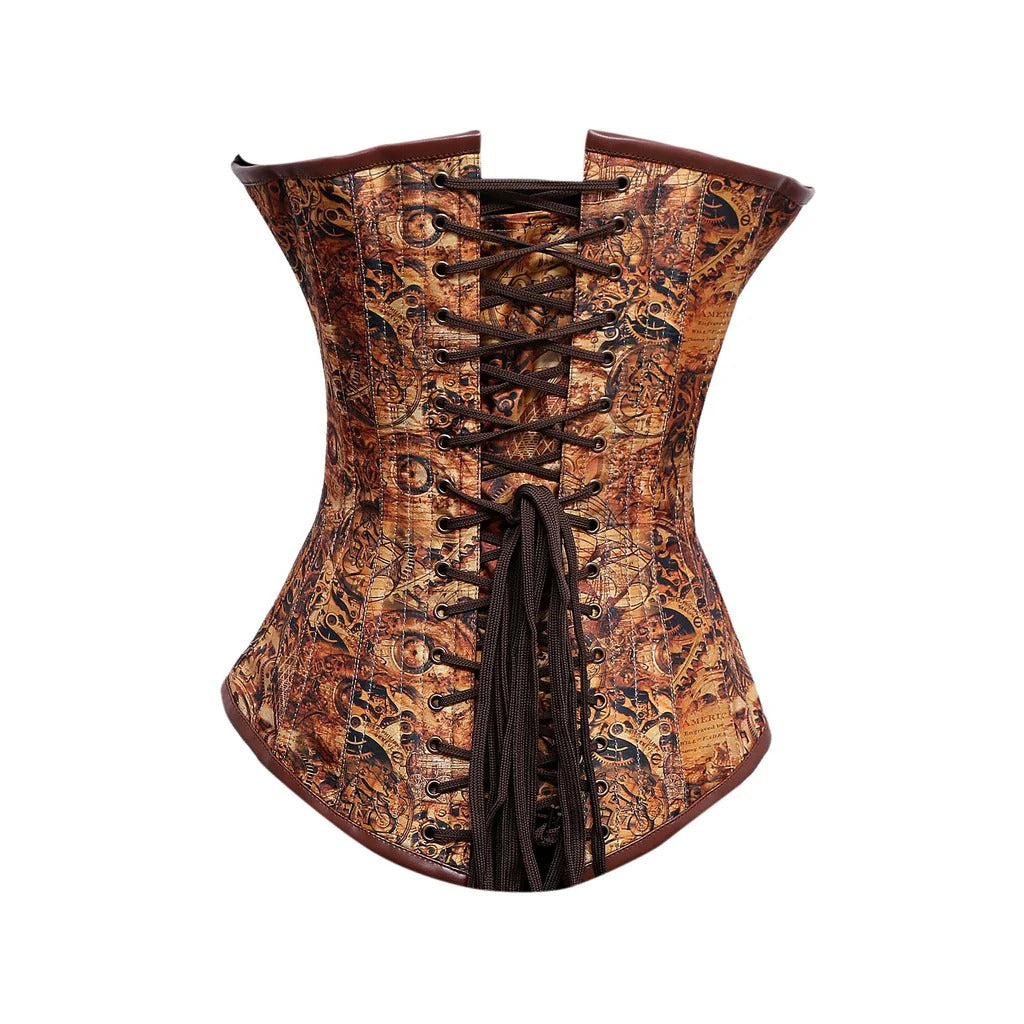 Adele Steampunk Longline Overbust Corset