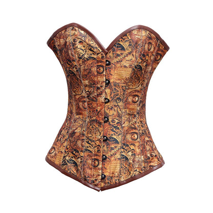 Adele Steampunk Longline Overbust Corset