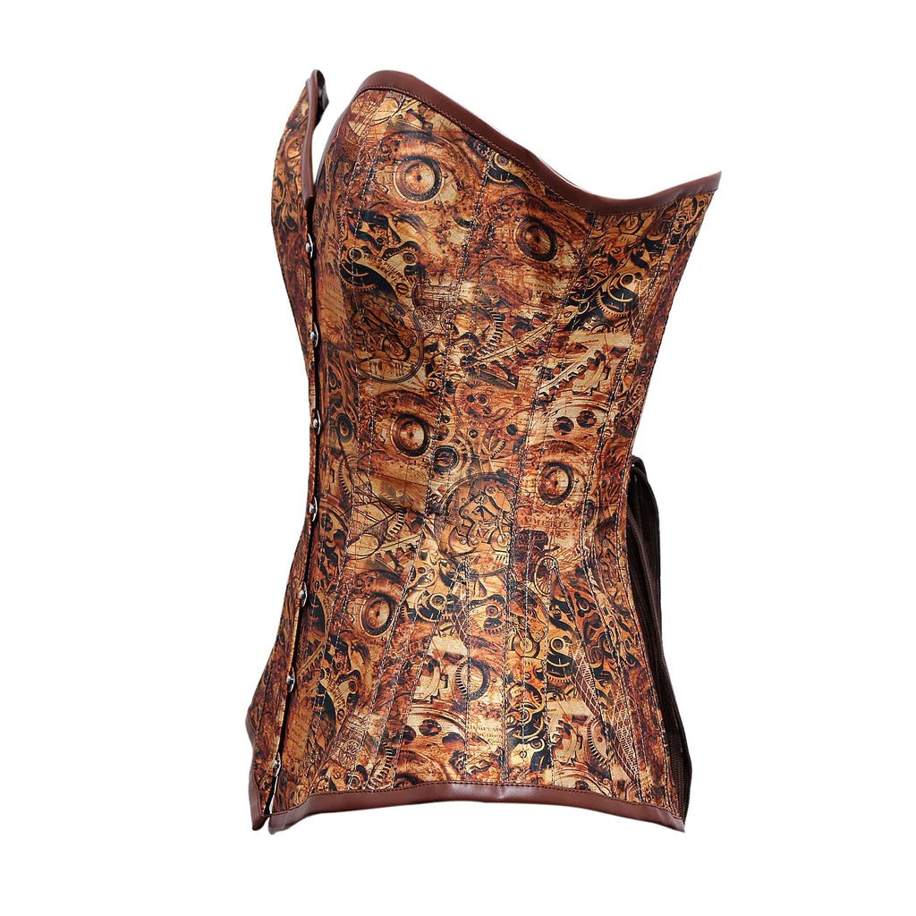 Adele Steampunk Longline Overbust Corset