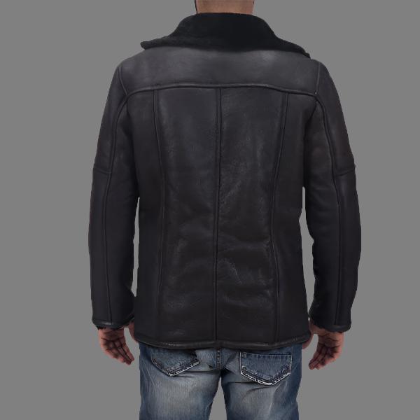 Premium Double Face Shearling Leather Jacket - Avanzar Leather