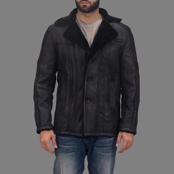 Premium Double Face Shearling Leather Jacket - Avanzar Leather