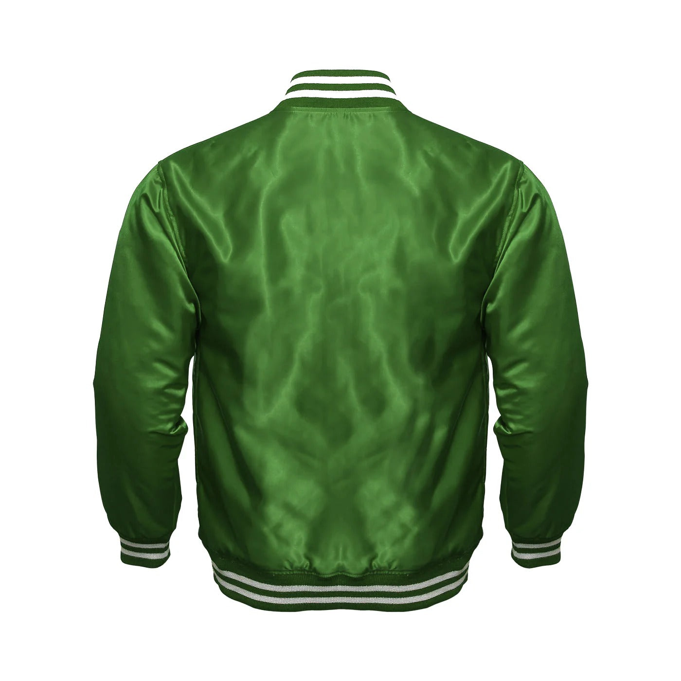 Avanzar All-Green Satin Varsity Jacket