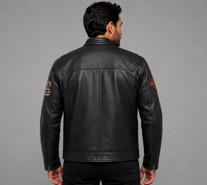 Harley Davidson 120th Anniversary Leather Jacket for Men