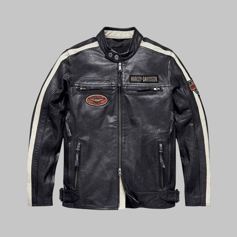 Harley Davidson Command Mens Mid-Weight Leather Jacket