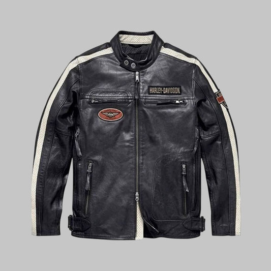 Harley Davidson Command Mens Mid-Weight Leather Jacket