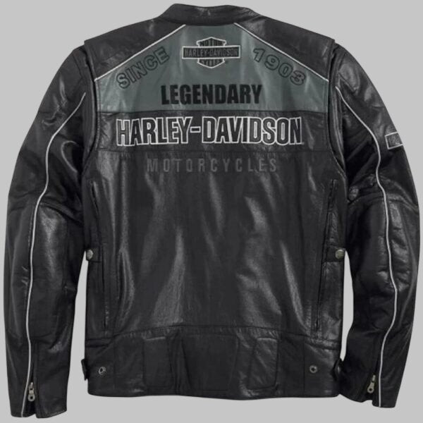 Harley Davidson Horizon HB Leather Motorcycle Jacket Men