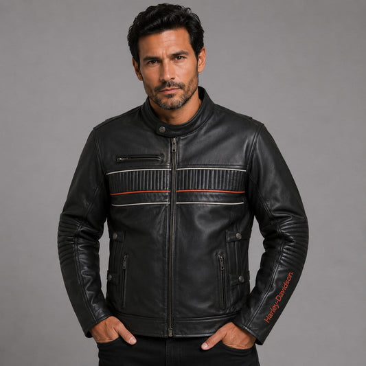 Harley Davidson I-94 Leather Riding Jacket for Men