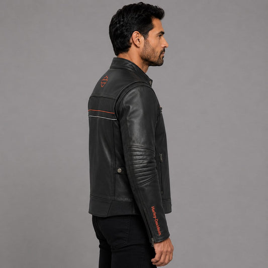 Harley Davidson I-94 Leather Riding Jacket for Men