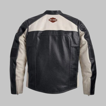 Harley Davidson Regulator Perforated Leather Jacket Men