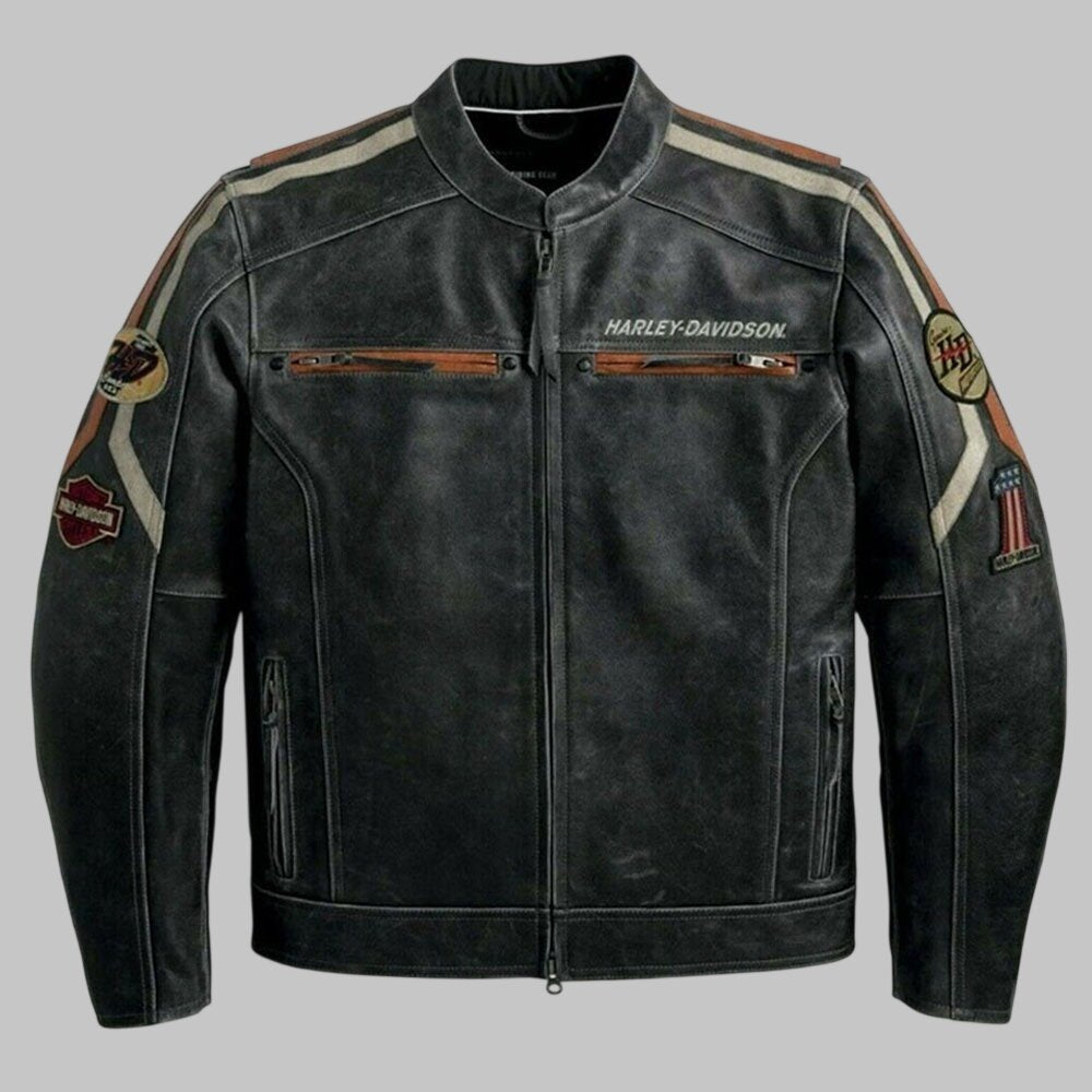 Harley Davidson Leather Jacket for Men | Premium Cowhide
