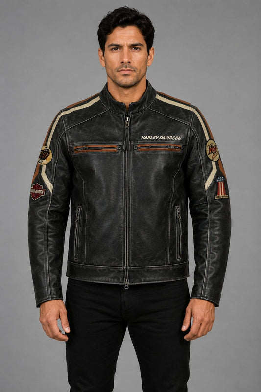Harley Davidson Leather Jacket for Men Premium Cowhide