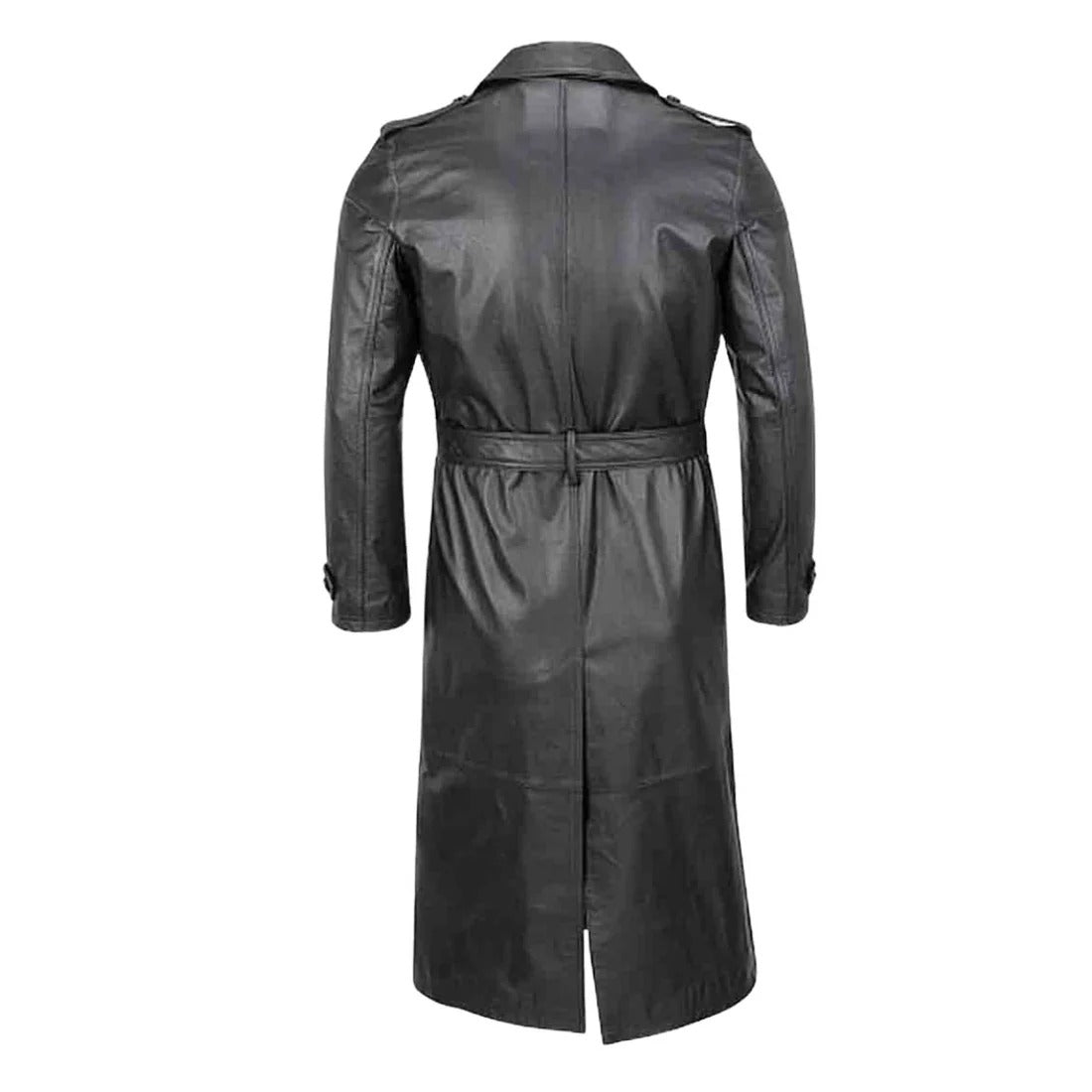 Ivora Classic Western Leather Duster Coat for Men Timeless Cowboy Style