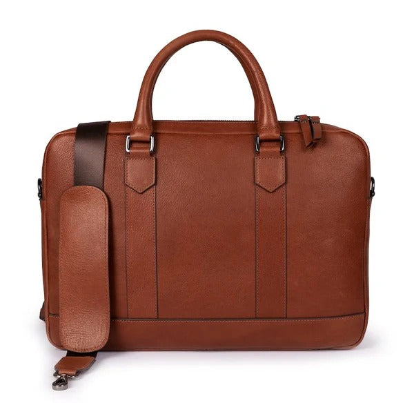 Leather Laptop Bag - Premium Leather Briefcase Bag Avanzar Leather