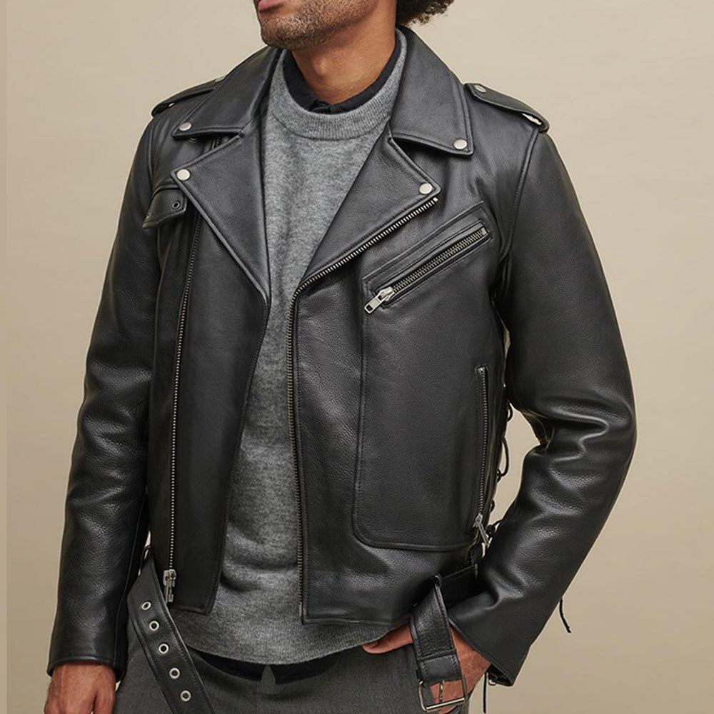 Men’s Leather Rider Jacket - Avanzar Leather
