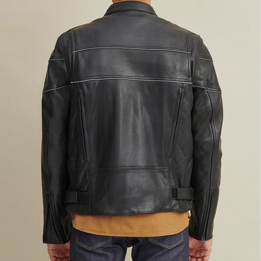 Leather Rider Jacket with Thinsulate™ Lining