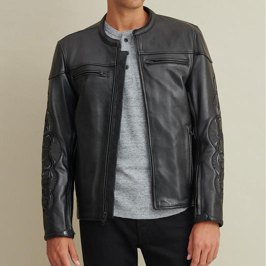 Classic Leather Rider Jacket