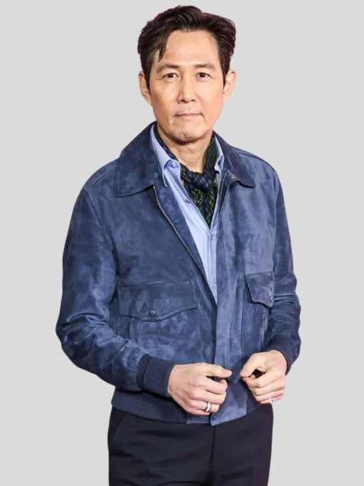 Squid Game Season 2 Premiere Lee Jung Jae A2 Celebrity Suede Leather Jacket