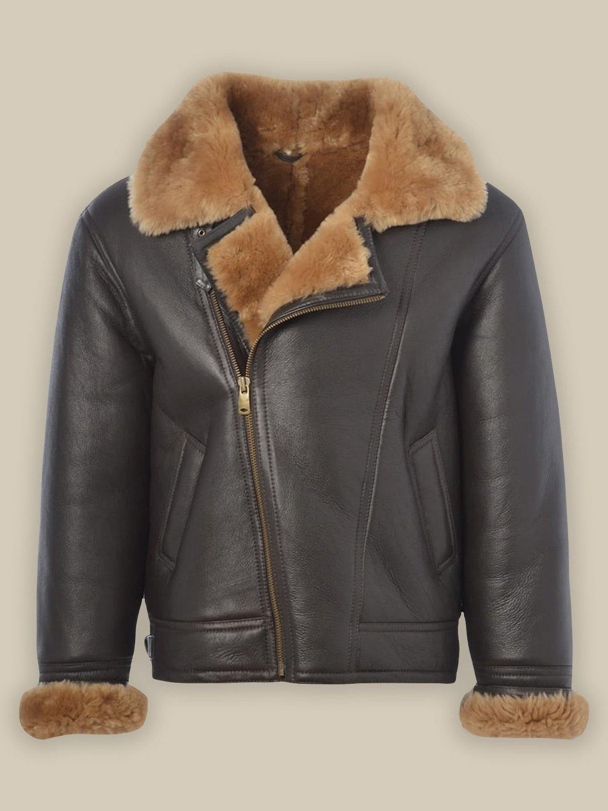 Men’s B3 Shearling Bomber Leather Jacket