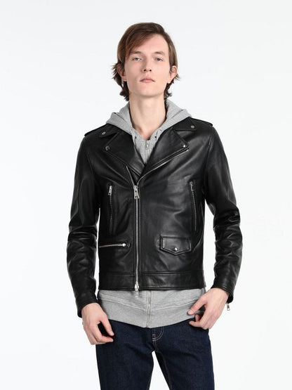 Men's Trendy Biker Leather Jacket