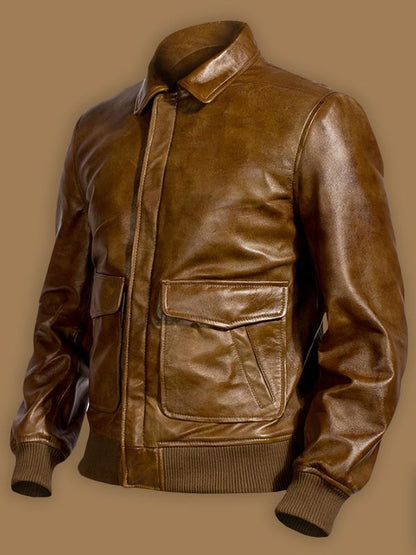 Avanzar Leather Men’s Traditional Brown Leather Jacket