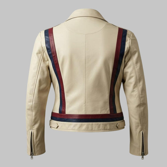 Men Retro Style Custom Fit Motorcycle Leather Jacket