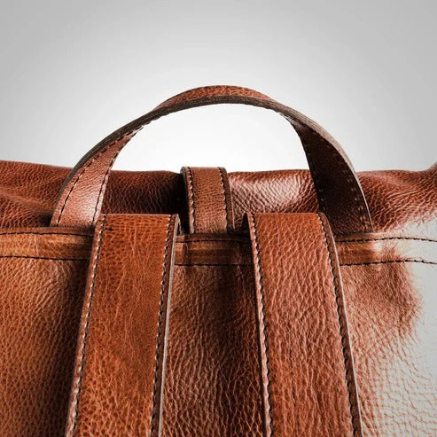 Men’s Brown Durable Leather Backpack - Premium Quality, Stylish & Functional Avanzar Leather