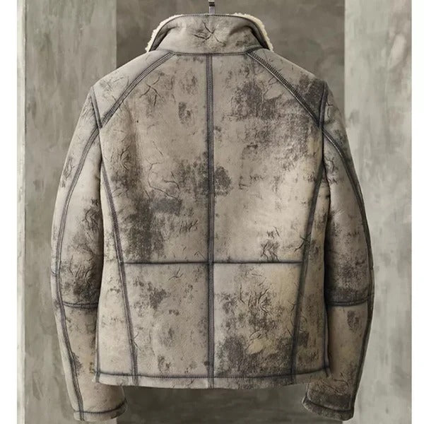 Men’s Premium Shearling B3 Flight Bomber Jacket