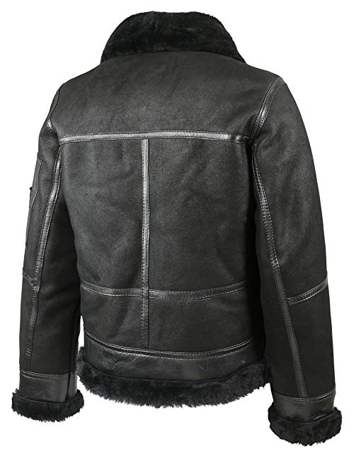 Men's Aviator B16 Sheepskin Shearling Jacket by Avanzar